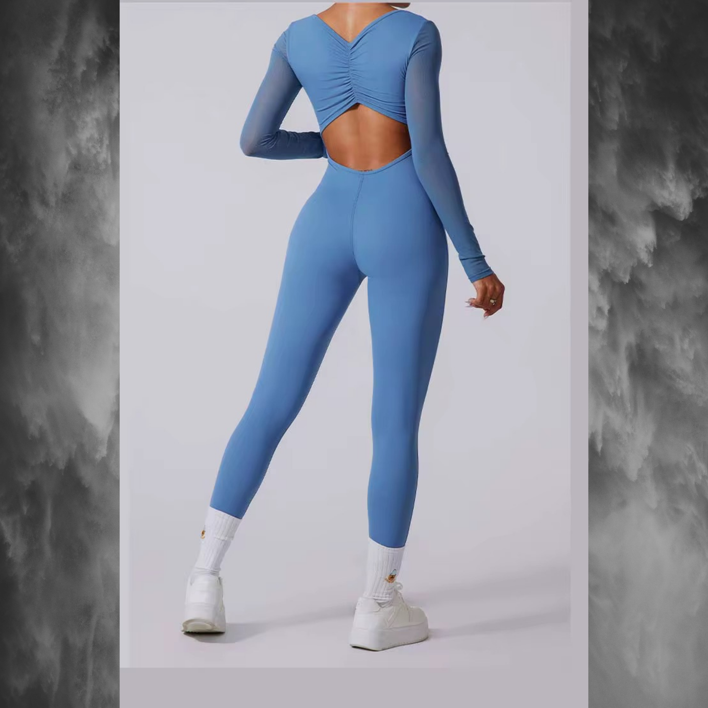 FlexMesh Long-Sleeve Jumpsuit