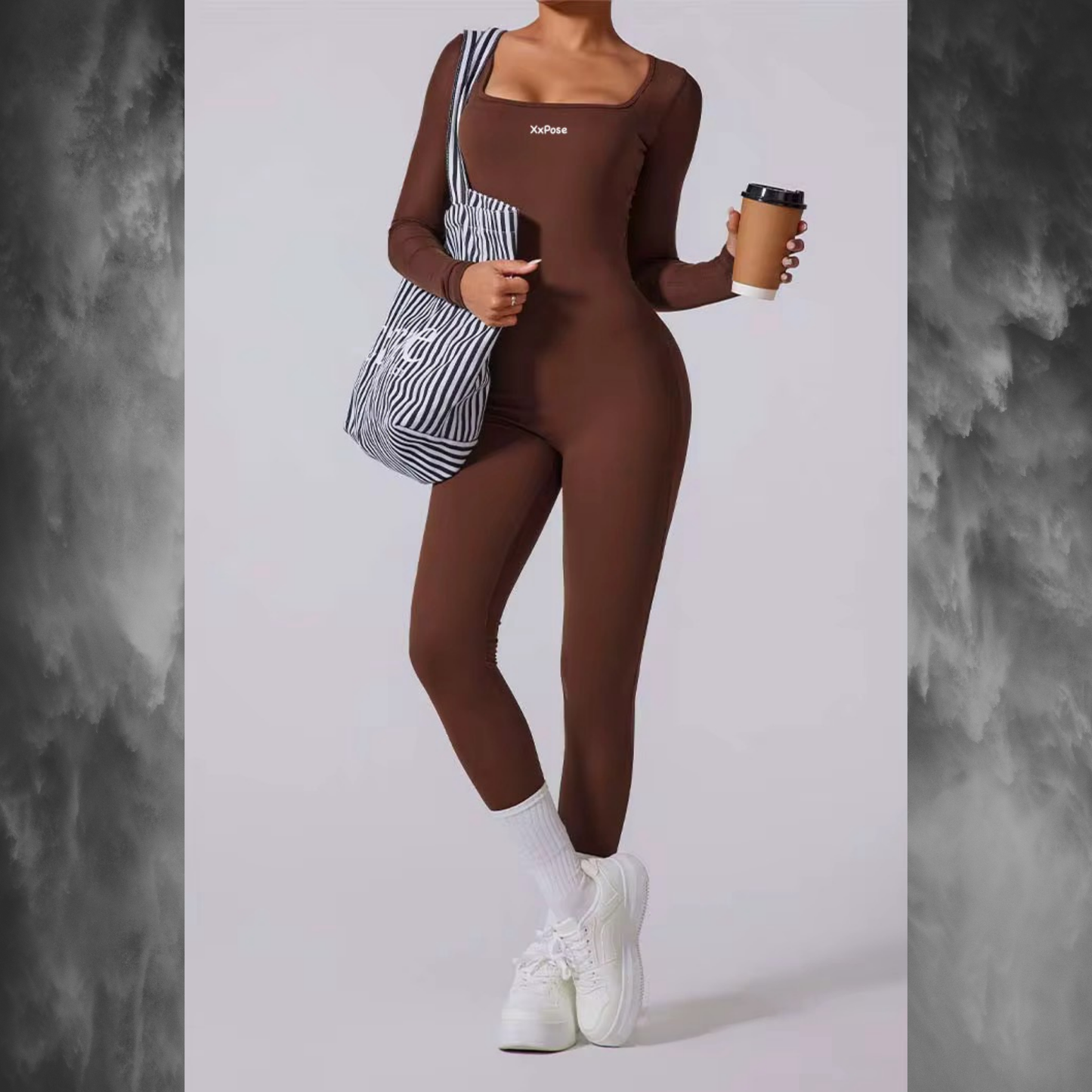 FlexMesh Long-Sleeve Jumpsuit