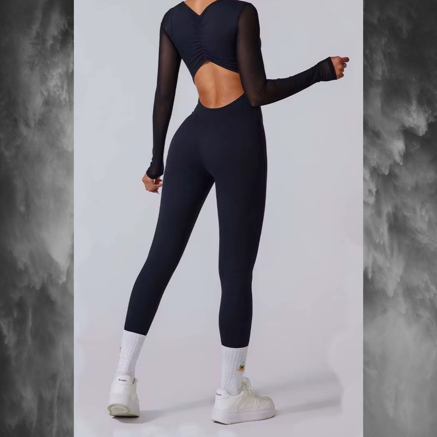 FlexMesh Long-Sleeve Jumpsuit